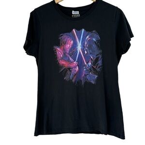 Star Wars Women’s Black T-Shirt, Large